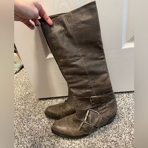 Just below the knee boots